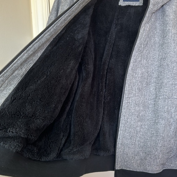 NWT Dockers Men’s Gray Bomber Jacket With Fleece Lining Size XL - Picture 10 of 13